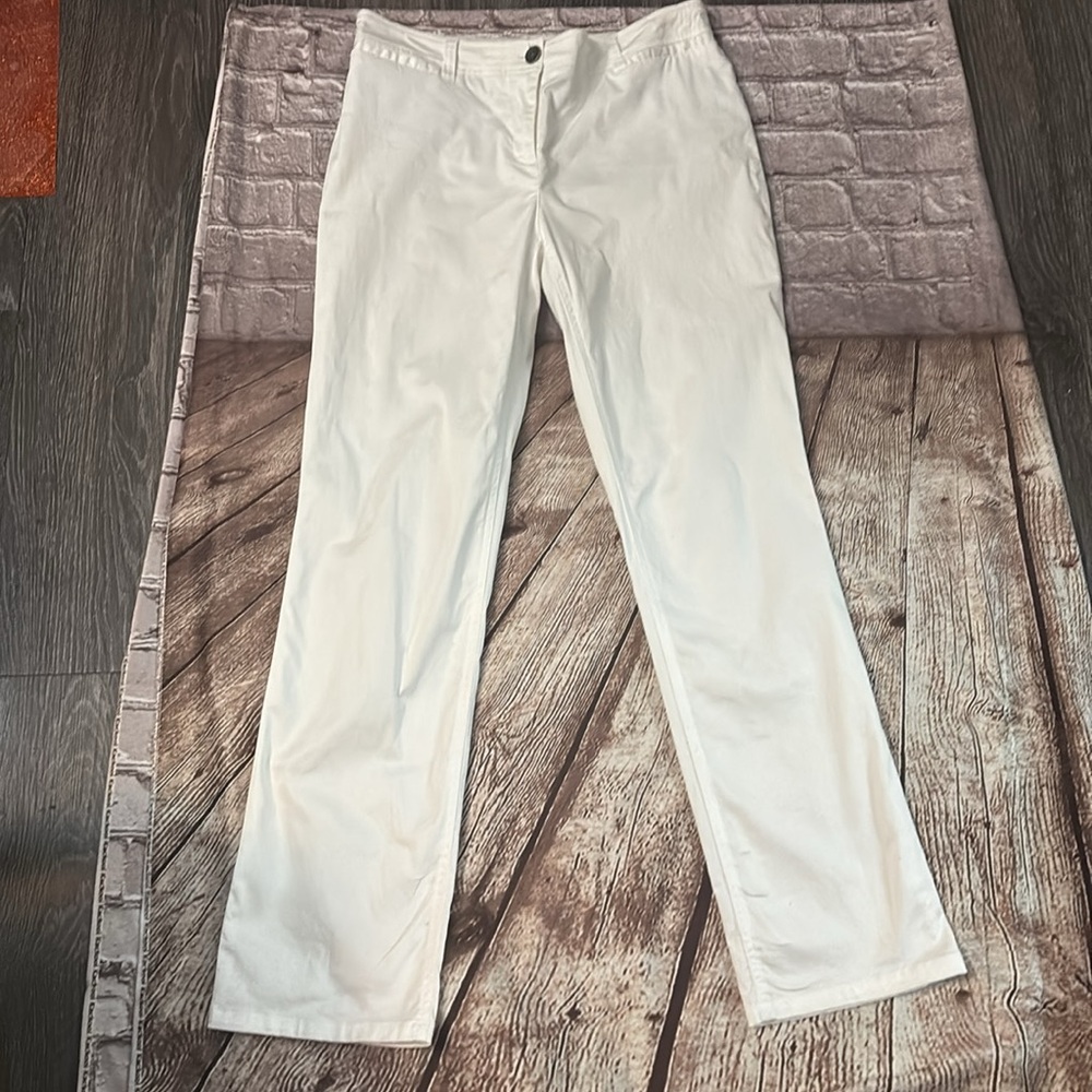 Chico’s White Jeans 0 Short Costal Minimalist Preppy Festival Boho Party Casual